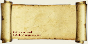 Olja Roglić vizit kartica